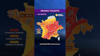 ⚡ Violent storms this Thursday, July 16, 2026