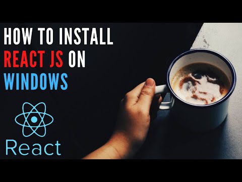 how to install React js in windows 10 using npm Latest 2020