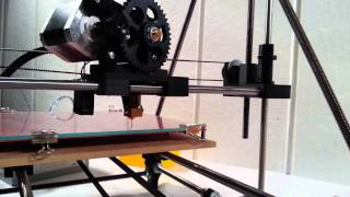 RepRap Prusa Mendel Iteration 2 Assembly 24 - Extruder and First Print