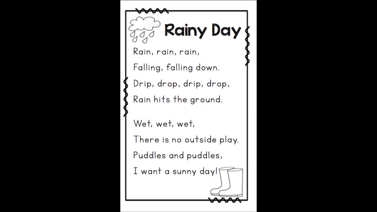 Weather poems