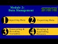 STATA Data Management – Module 2 | Importing, Appending, Merging, Labeling, and Exporting Data