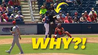 He Couldnt Challengebecause He Flipped His Bat?