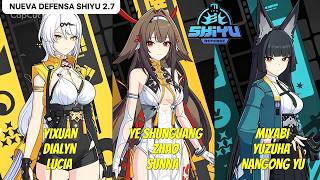 NUEVA Defensa Shiyu / Yixuan Dialyn &amp; Ye Shunguang Sunna &amp; Miyabi Nangong Yu / Zenless Zone Zero 2.7