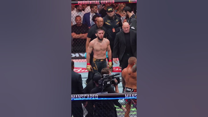 AND STILLLLLL!!! Islam Makhachev defeats Dustin Poirier in the fifth round