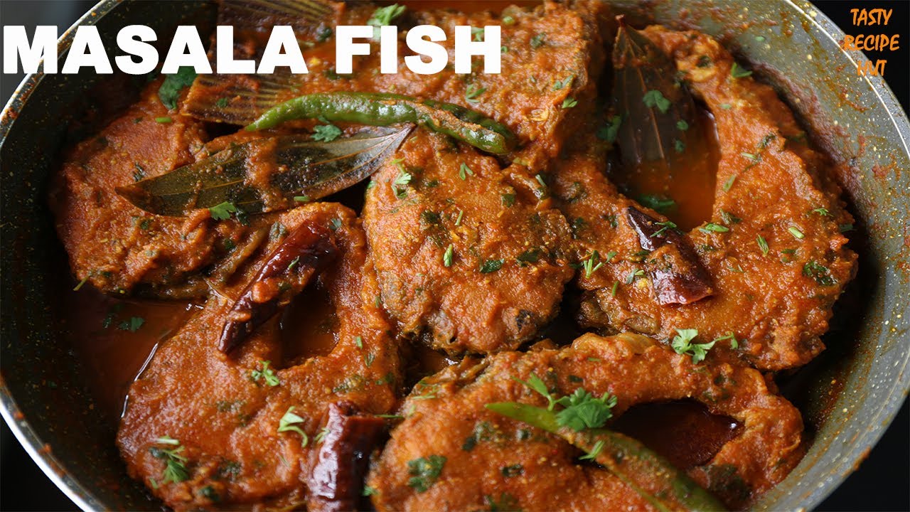 Masala Fish Curry ! Rohu Fish Curry Recipe | Tasty Recipe Hut