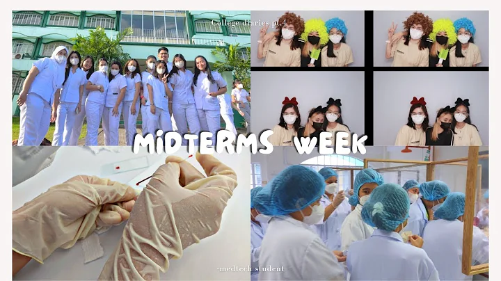 MIDTERMS exam week vlog - reviewing, venipuncture, getting sick, NCT dream the movie, wacky studio