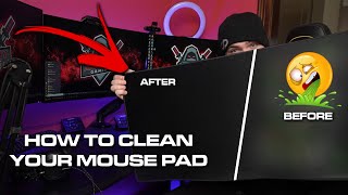 How To Super Clean Your Mousepad!! 😱