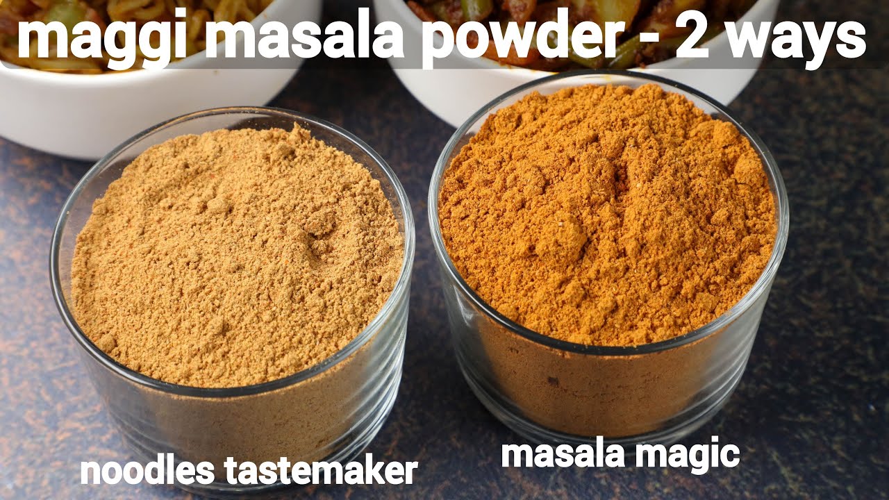 maggi masala powder recipe 2 ways | maggi noodles tastemaker | maggi masala e magic | Hebbar | Hebbars Kitchen