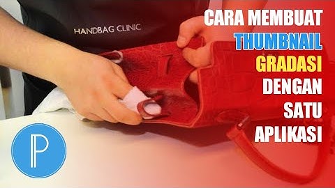 Cara membuat Thumbnail Gradasi dengan satu Aplikasi || PixelLab