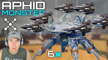 First Ever 6x Aphid Build... Infinite Aphid Projectiles - Somehow 1 SHOT KILLS | War Robots