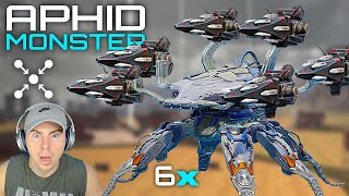First Ever 6x Aphid Build... Infinite Aphid Projectiles - Somehow 1 SHOT KILLS | War Robots