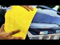 Softspun best microfiber 900 gsm double layered cloth  car cleaning cloth