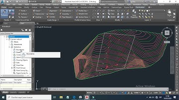 RECORTAR CURVAS DE NIVEL CIVIL 3D