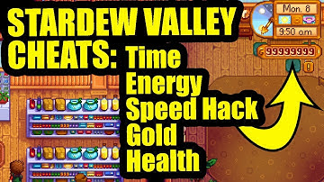 Stardew Valley Cheat Engine Tutorial - Time, Speed, Energy, Items, Gold, Health