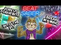 CANCIONES DE FNAF con GLITCHTRAP en BEAT SABER - GG Games