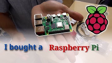 I just bought a Raspberry Pi 4 with 4GB RAM!
