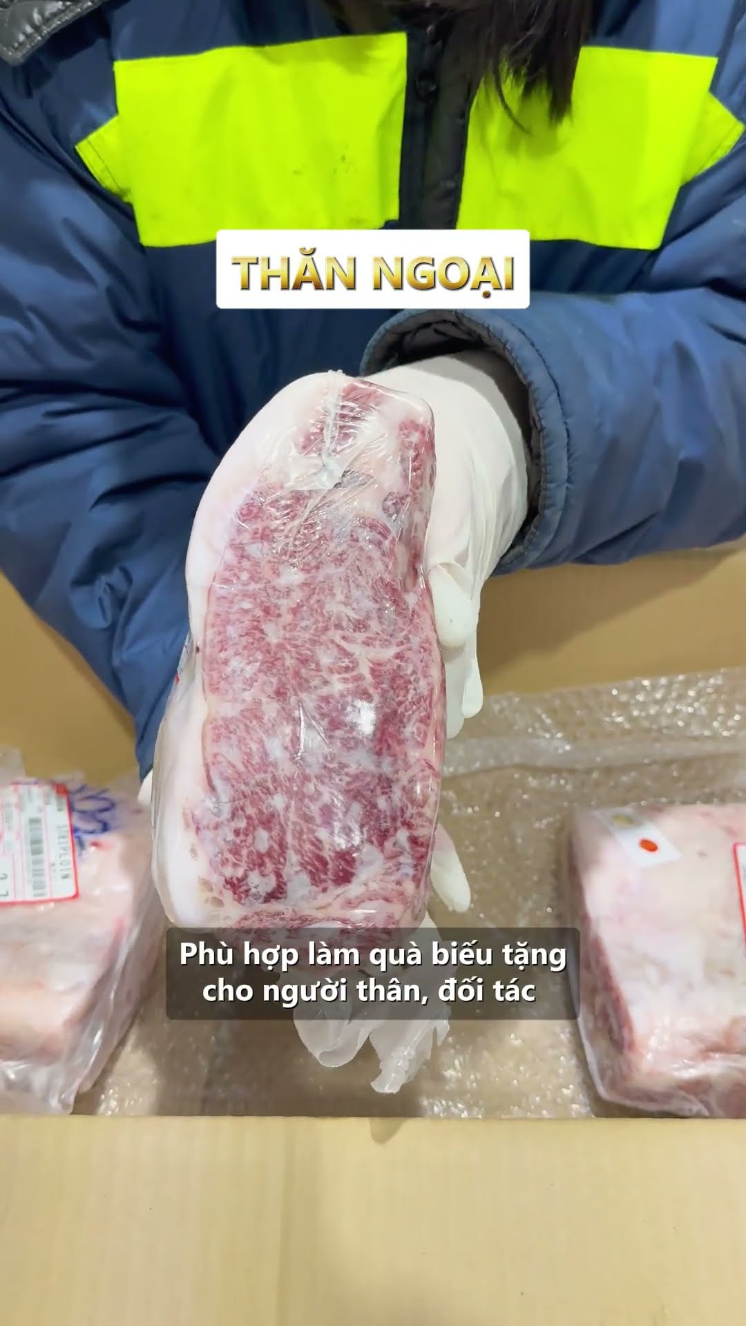 Gofood đón chuyến hàng Kobe Nhật Bản mới về #gofood #thitbonhapkhau #bonhat #bokobe #bowagyu