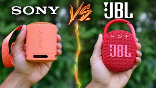 BATTLE Of The Compact Speakers | Sony SRSXB100 VS JBL Clip 4!