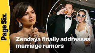 Zendaya finally sets the record straight on Tom Holland marriage rumors and viral AI wedding photos