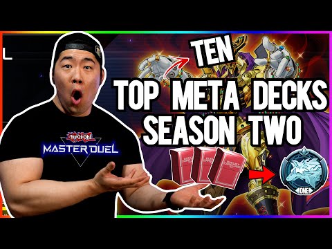 TOP 10 META Decks for Yu-Gi-Oh! Master Duel SEASON THREE | 90% WINRATE