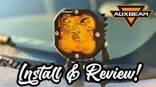 Installing BRIGHT Auxbeam LED Pod Ditch Lights + 8 Gang Switch Setup!