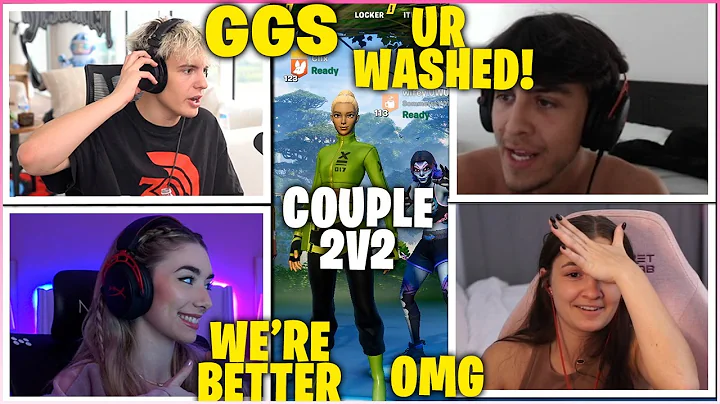 CLIX & SOMMERSET VS BUCKE & His GIRLFRIEND Settle BEEF In 2v2 Wager! (Fortnite  Moments)