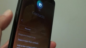Samsung Galaxy S9: View a List of Bixby Voice Command for Contacts