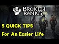 Broken Ranks - 5 QUICK TIPS