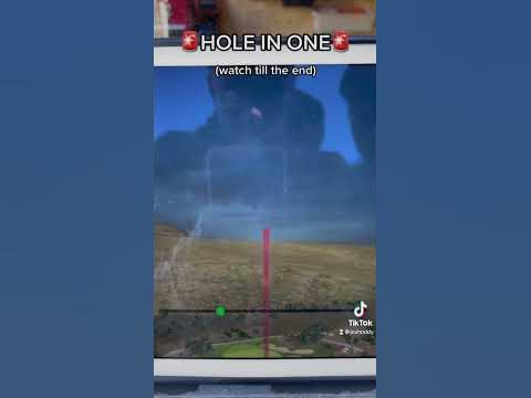 🚨HOLE IN ONE🚨 on my flightscope mevo plus! Home golf simulator! #golf ...