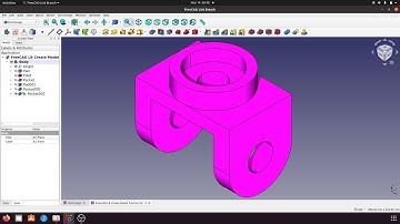 FreeCAD Link Create Model Practice 24