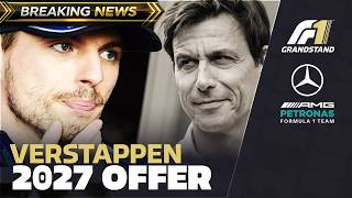Mercedes MAKE Verstappen 2027 Offer! | Breaking F1 News