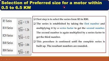 1.5 Selection Preferred Sizes using Preferred Series