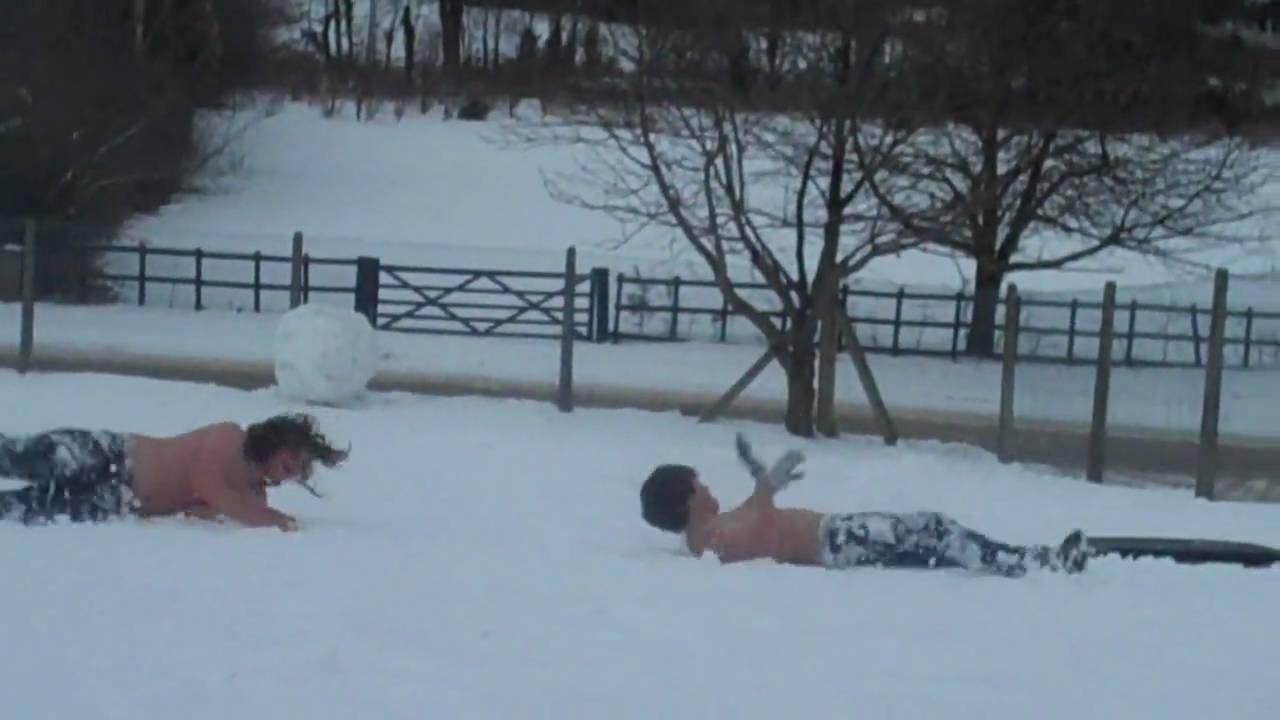 Naked Snow Rolling Youtube 