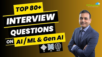 Top 80+ Interview Questions for Artificial Intelligence, Machine Learning & Gen AI⚡️