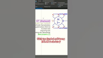 #eplan2022 Cách tạo Symbol mới trong EPLAN & các lưu ý, các bạn vào kênh xem video đầy đủ nhé
