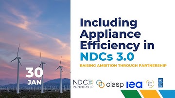 Raising Ambition Through Partnership: Including Appliance Efficiency in NDCs 3.0