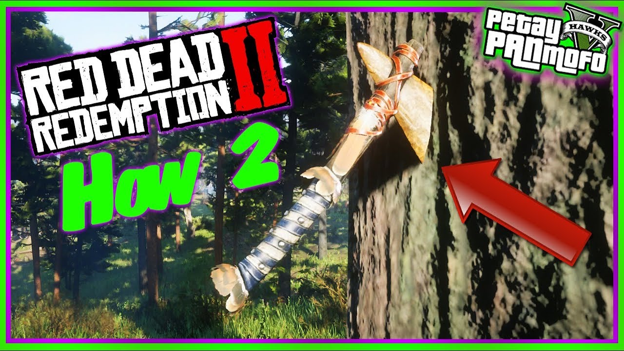 How 2 Get The GTA Online Stone Hatchet n Revolver In RDR2 (Red Dead Redemption 2 Battleaxe