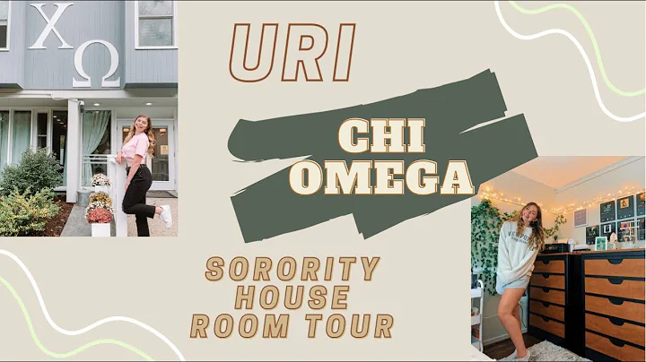 URI Chi Omega sorority house room tour