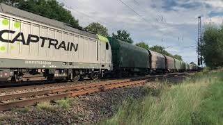 Güterzug mit Captrain 187 012-0