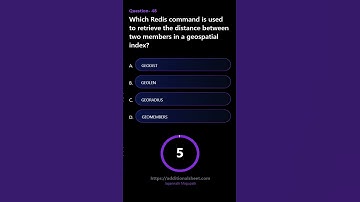 Which Redis command is used to retrieve the distance between two members in a geospatial index