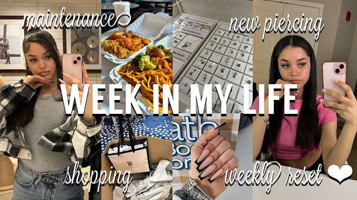 WEEK IN MY LIFE VLOG || hair, nails, shopping, new piercing, budgeting