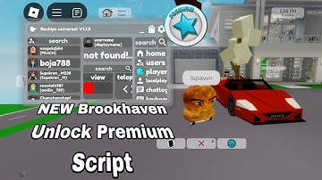 NEW Brookhaven Unlock Premium Script Hack | Rochips Panel Fluxus,Hydrogen,Delta,Arceus X Mobile