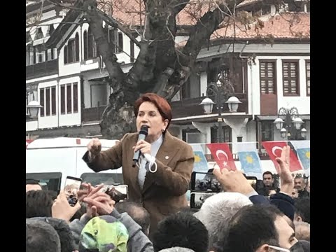 İYİ Parti Genel  Başkanı Meral Akşener'in Amasya gezisi