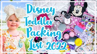 Disney Toddler Packing List 2022 | Taking A Toddler To Disney