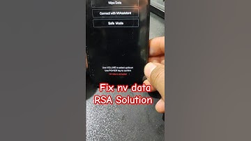 Xiaomi redmi 10 RSA Solution /fix nv data