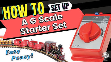 How To Setup A G Scale Model Train Set