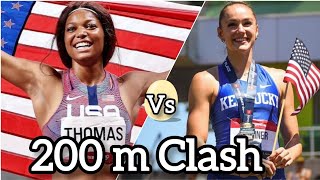 Abby Steiner vs. Gabby Thomas: Who's the Baddest in the 200m? LA Grand Prix Showdown l