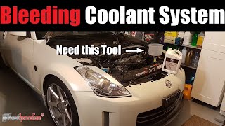 How to Bleed Coolant System Procedure Nissan 350Z & Infiniti G35 (Nissan 3.5L V6) | AnthonyJ350