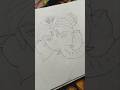 🤩💐sketch of ganesh god#drawing#ganesh#sketch#shorts