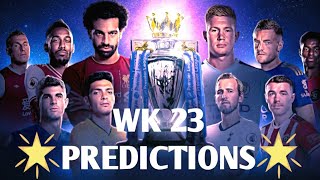 My Premier League Predictions Matchday 23 *Liverpool V Manchester City* | Jack Attack